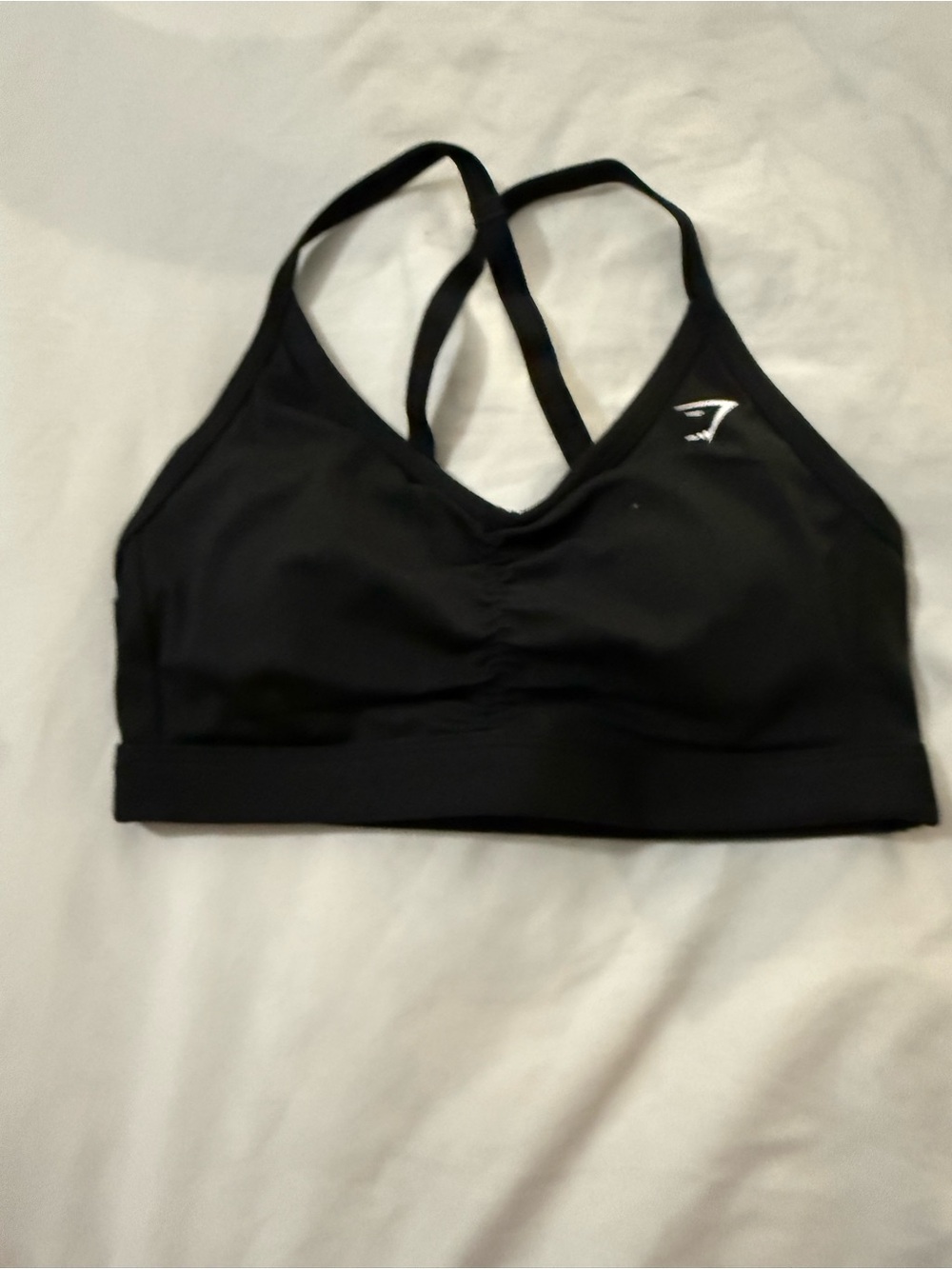 Gymshark ruched sports bra XS nwt